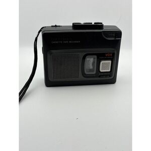 Optimus CTR-115 Cassette Tape Recorder VOX Voice Activated Pop-Up Mic 14-1121